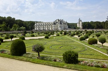 The garden of Diane de Poitiers – Chateau de Chenonceau, Loire Valley, France.