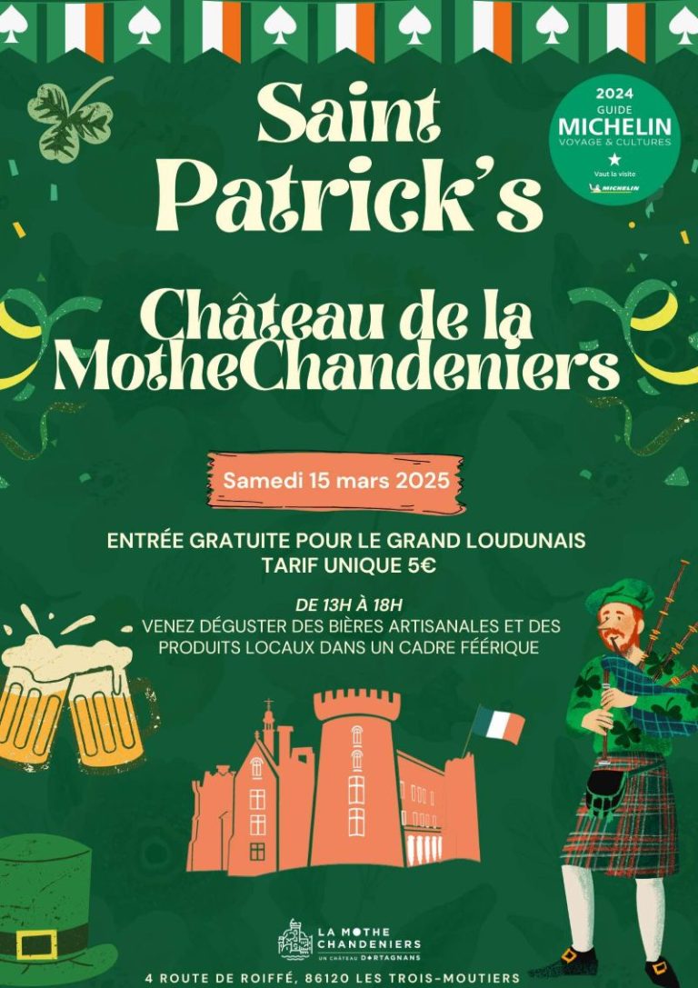 Saint Patrick au château de la Mothe Chandeniers-1