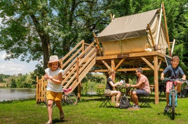 Le Moulin Fort campsite – Francueil, Loire Valley, France.