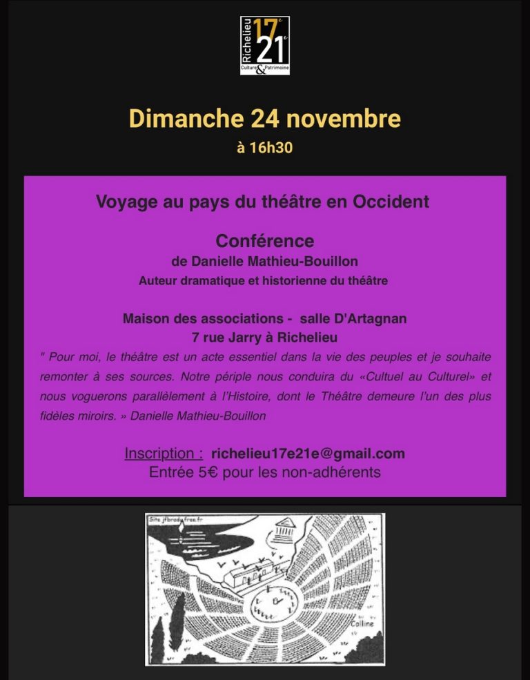 Voyage au pays du théâtre en Occident (conférence)-1