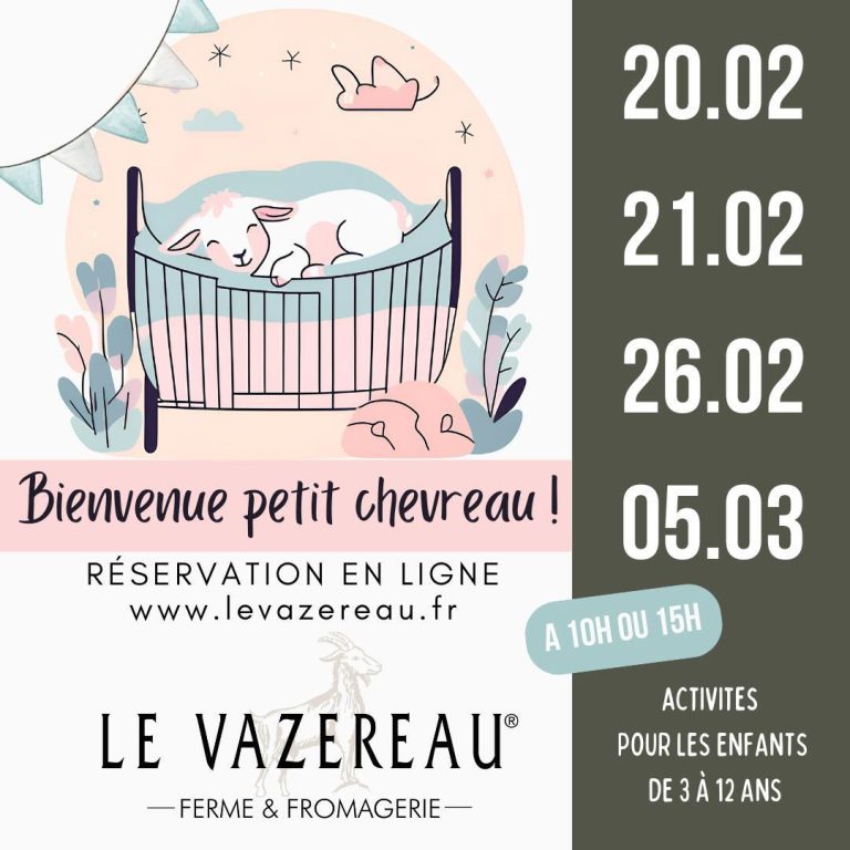 Activités à la Ferme et Fromagerie Le Vazereau – Bienvenue petit chevreau-1