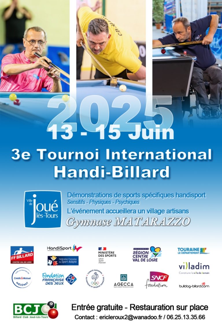 Tournoi International Handi-Billard-1