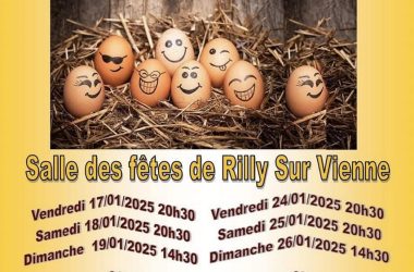 Joyeuses Pâques théâtre Troupe de Rilly-sur-Vienne 17 janvier au 9 février 2025