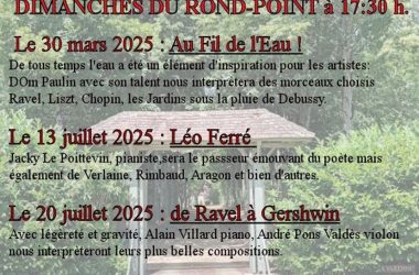 Les dimanches du Rond-Point Chaveignes mars-juillet 2025