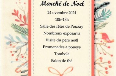 Marché Noël Pouzay 24 novembre 2024