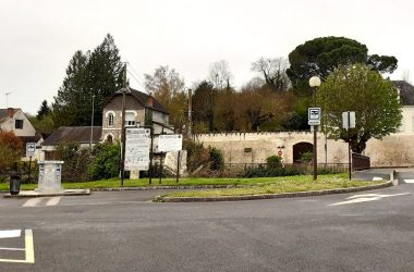 Motorhome service area in Loches – Loire Valley, France.