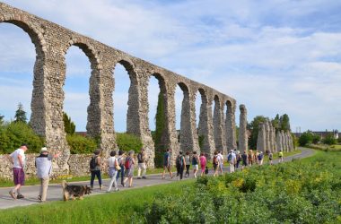 Gallo-Roman aqueduct – Luynes, Loire Valley, France.