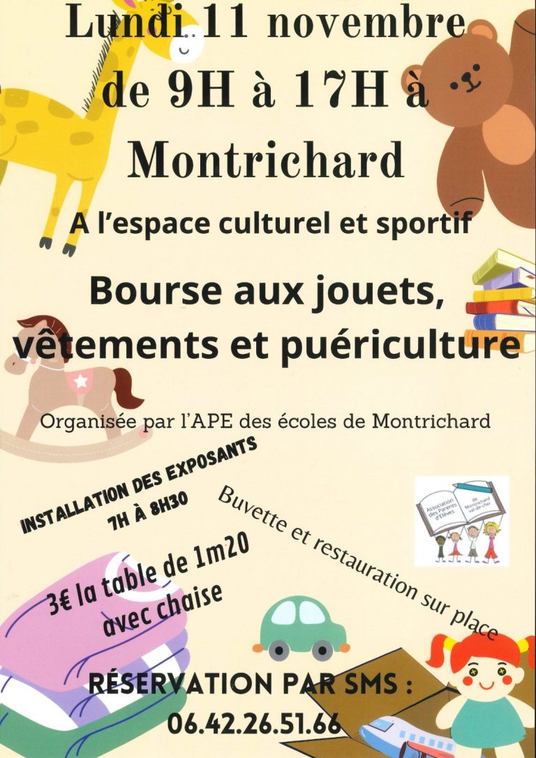 Bourse aux jouets, vêtements et puériculture-1