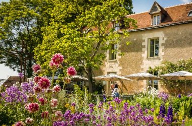 The presbitery garden of Chédigny – Loire Valley, France.