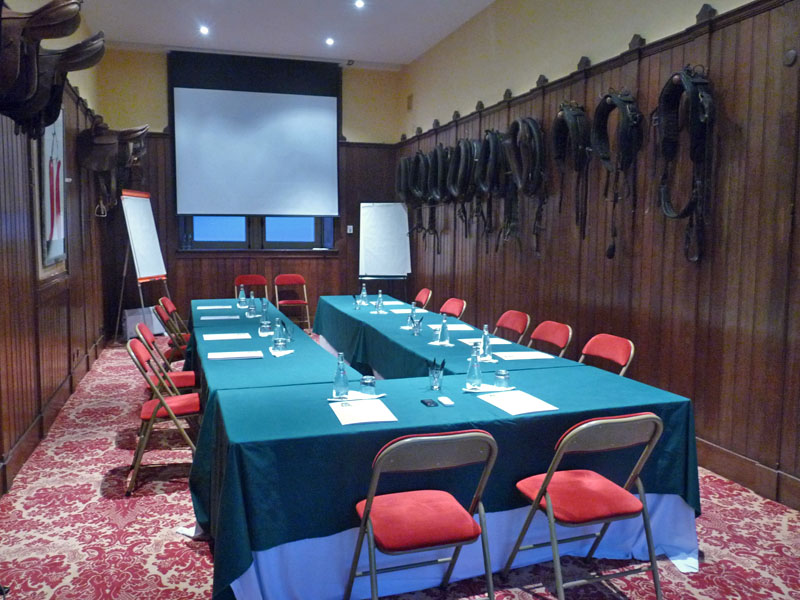 Picture/Photo: Room with meeting table inside Chateau de